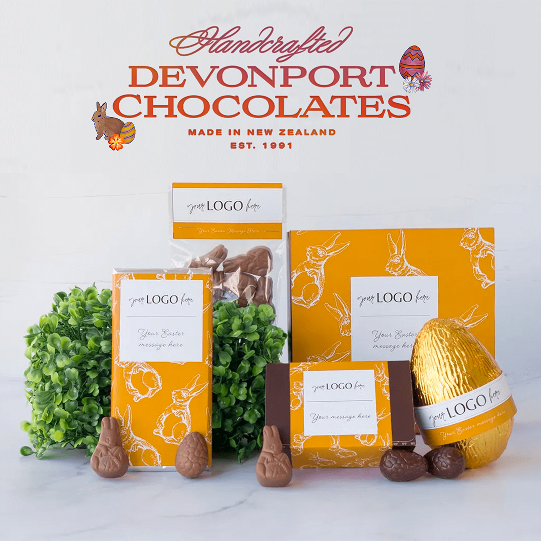Customisable Corporate Easter Treats from Devonport Chocolates