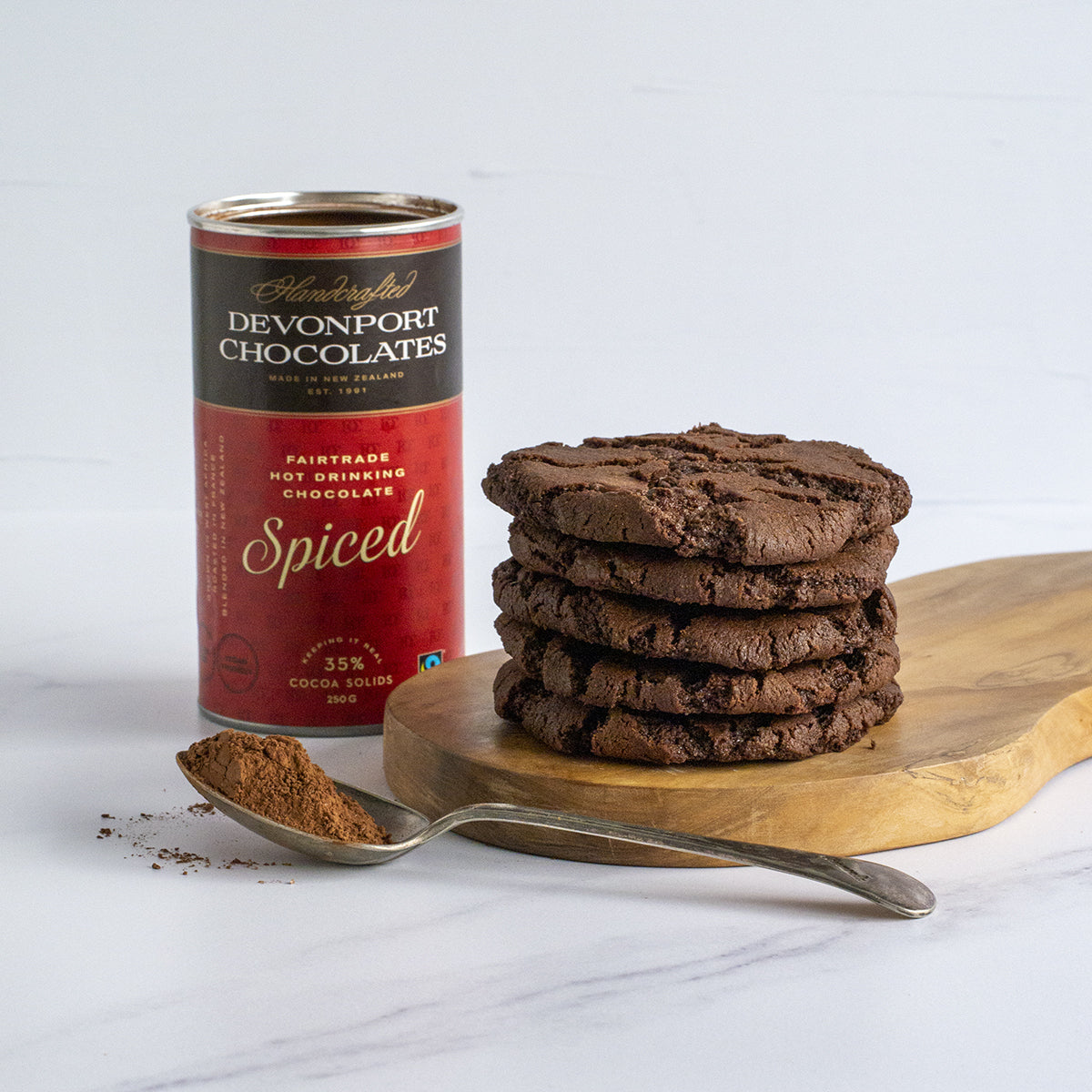 Spiced Hot Chocolate Cookies | Devonport Chocolates