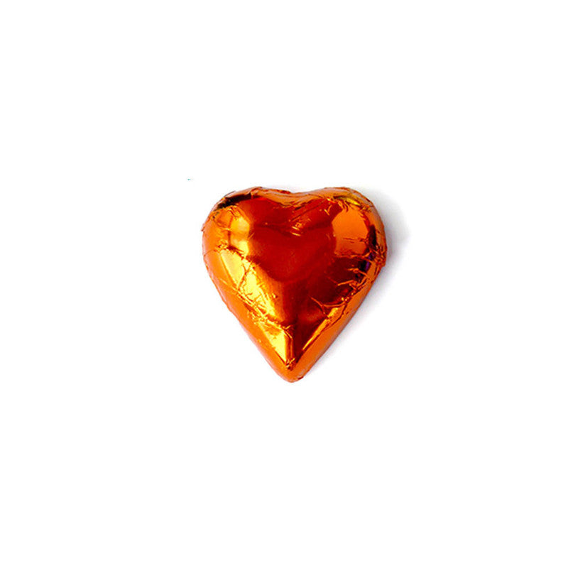 Dark Chocolate Hearts, Foiled, 115 pieces