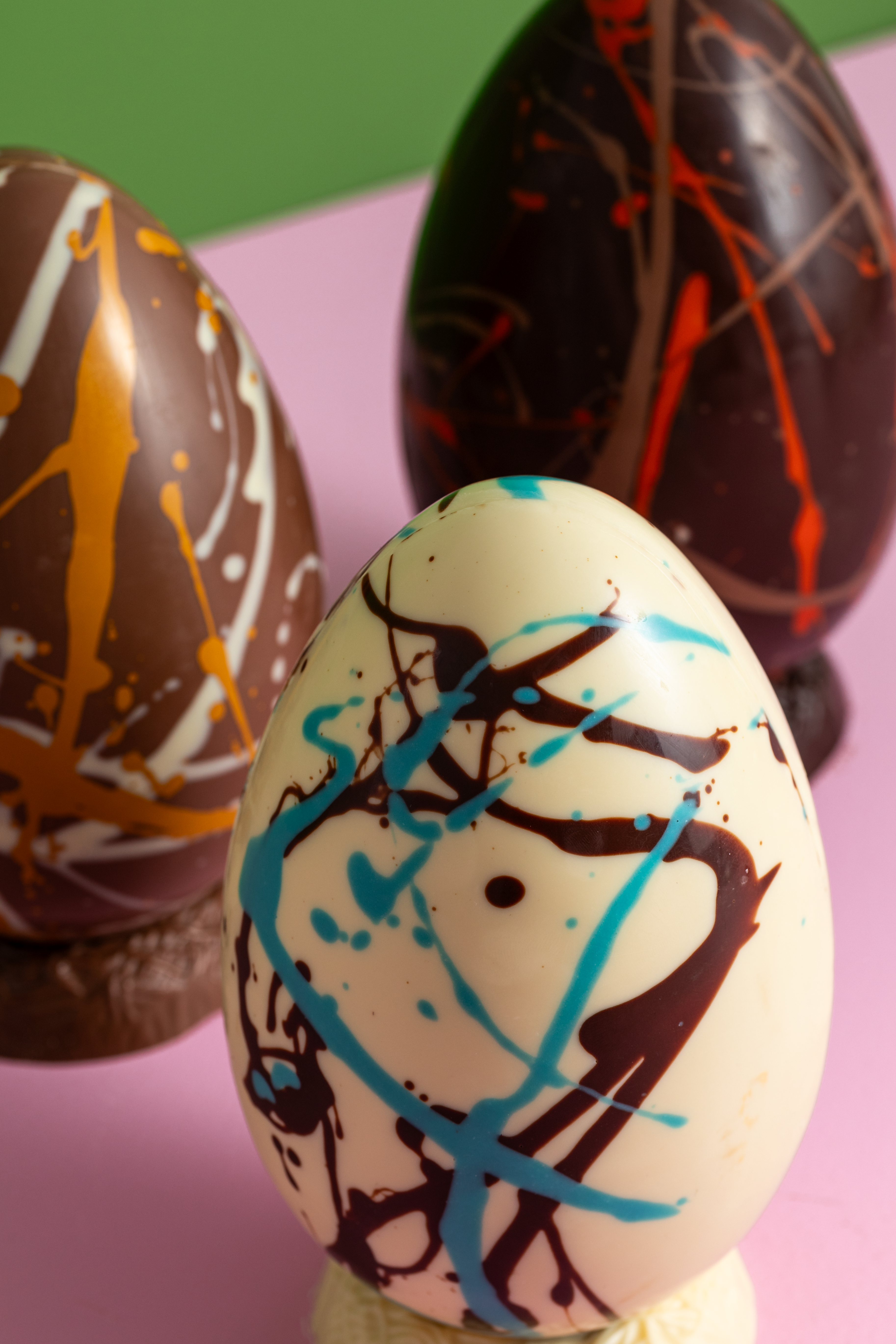 Easter Egg, Graffiti, White Chocolate