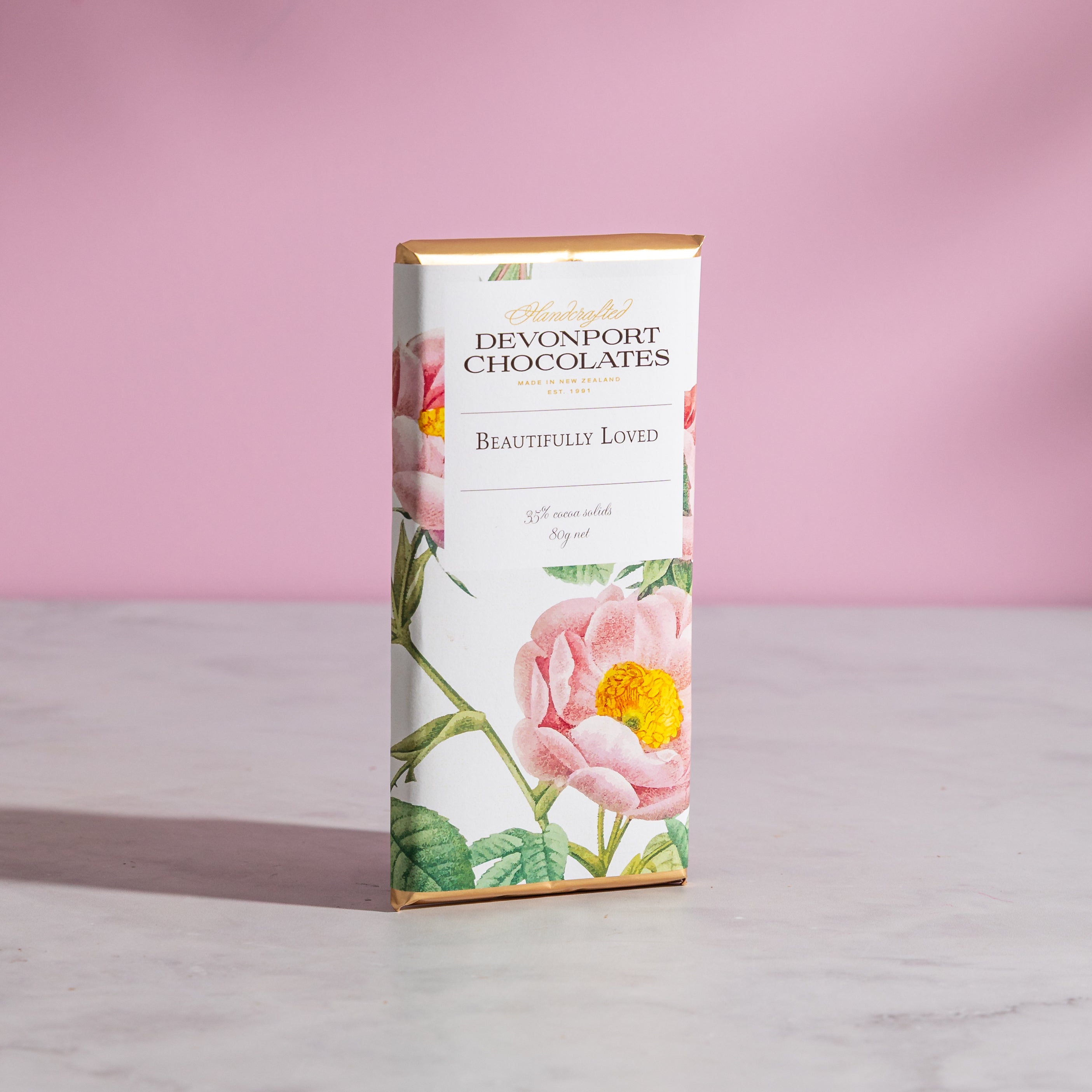 Mother's Day, Milk Chocolate Raspberry & Vanilla Chocolate Bar