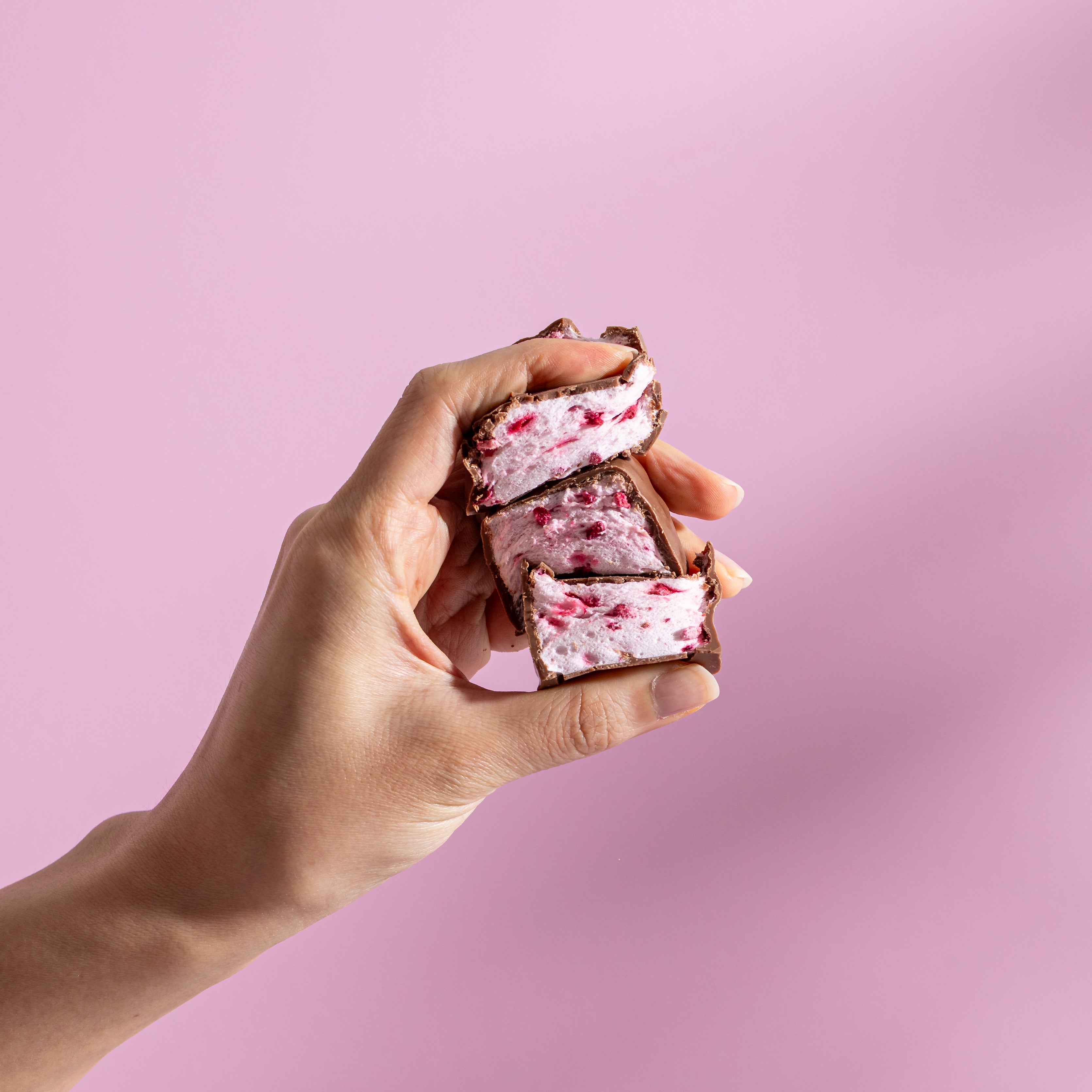 Mother's Day, Milk Chocolate Covered Yuzu & Raspberry Marshmallow