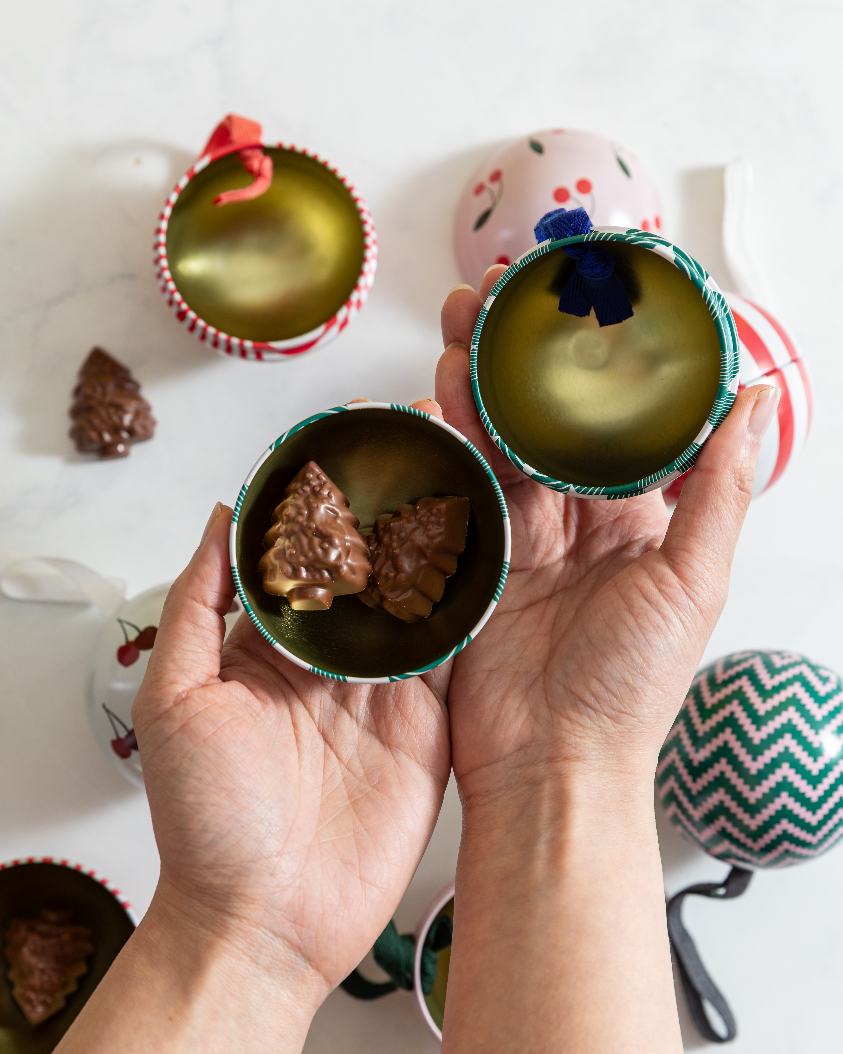 Christmas, Bauble, Red, Milk