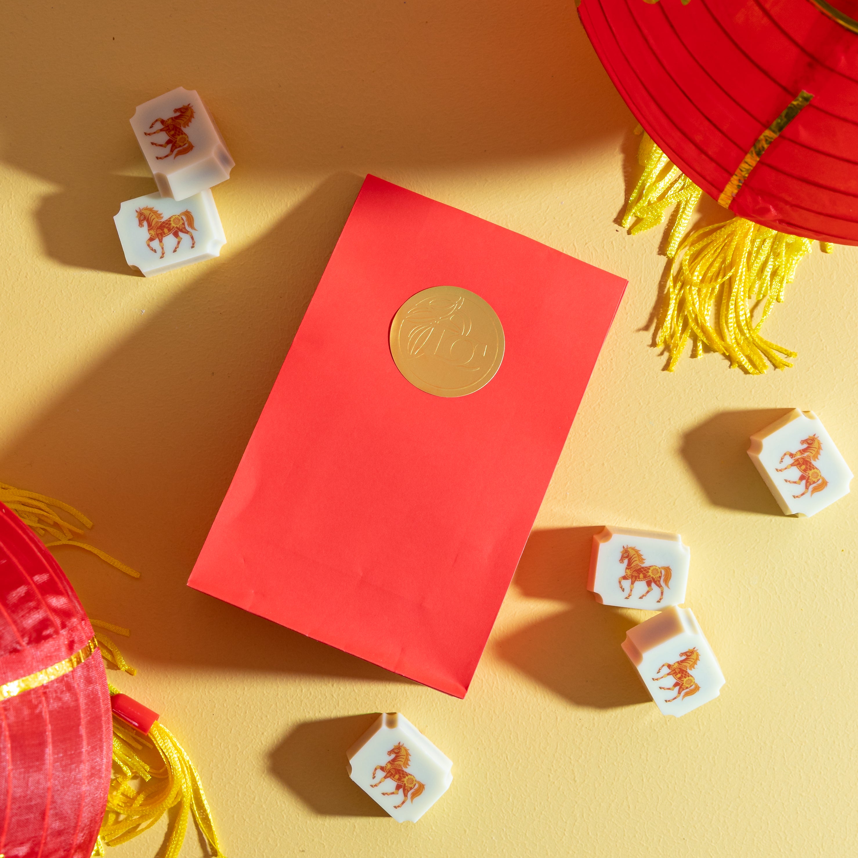 Lunar New Year, Red Envelope, 8 Pieces