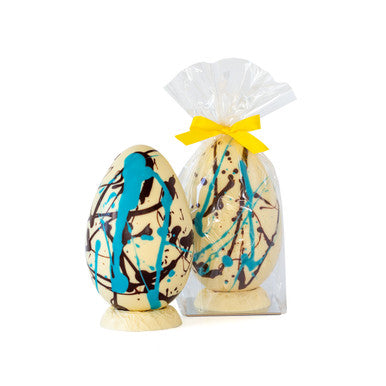 Easter Egg, Graffiti, White Chocolate