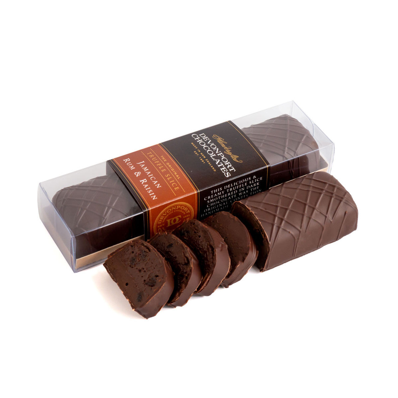 Truffle Slice, Rum and Raisin