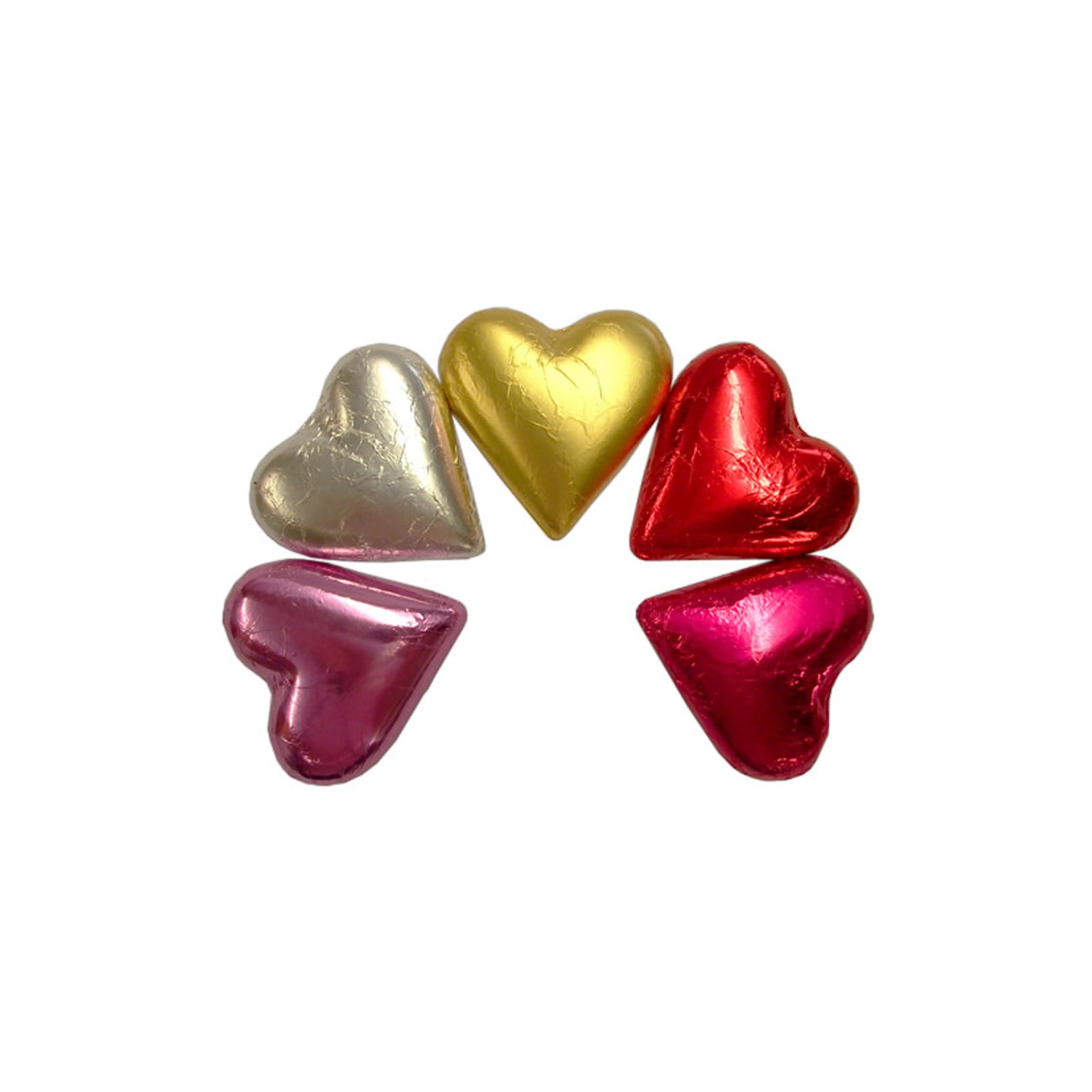 Foiled Heart Milk Large