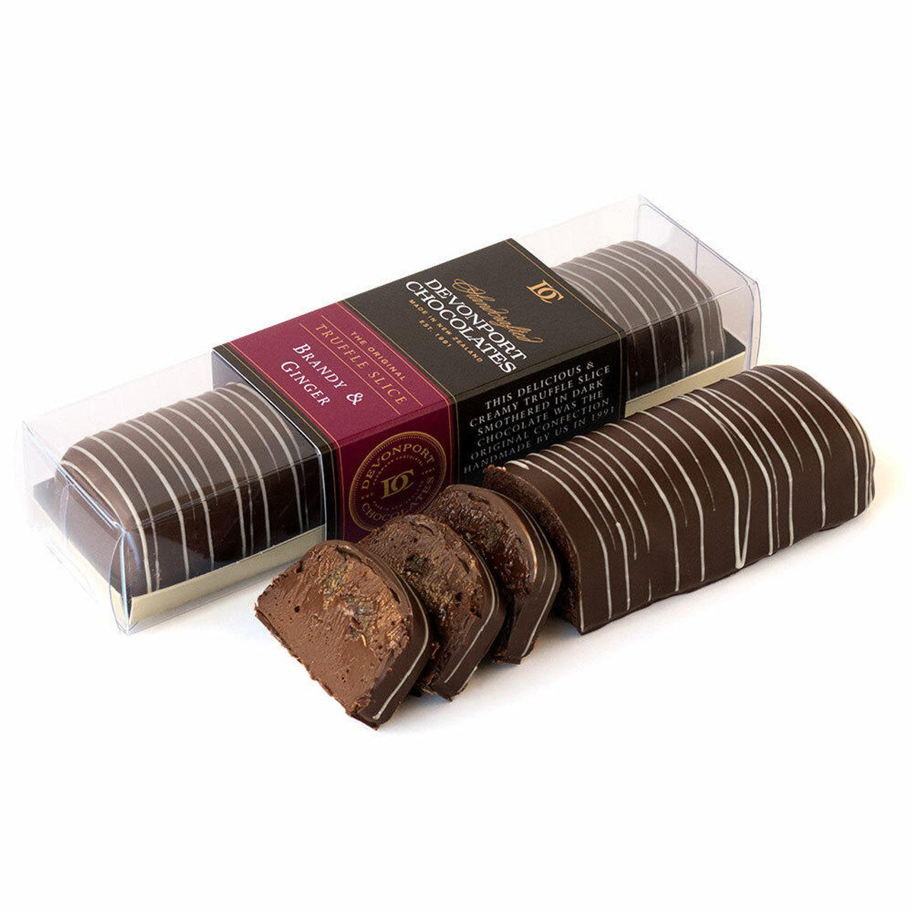 Truffle Slice,  Brandy & Ginger