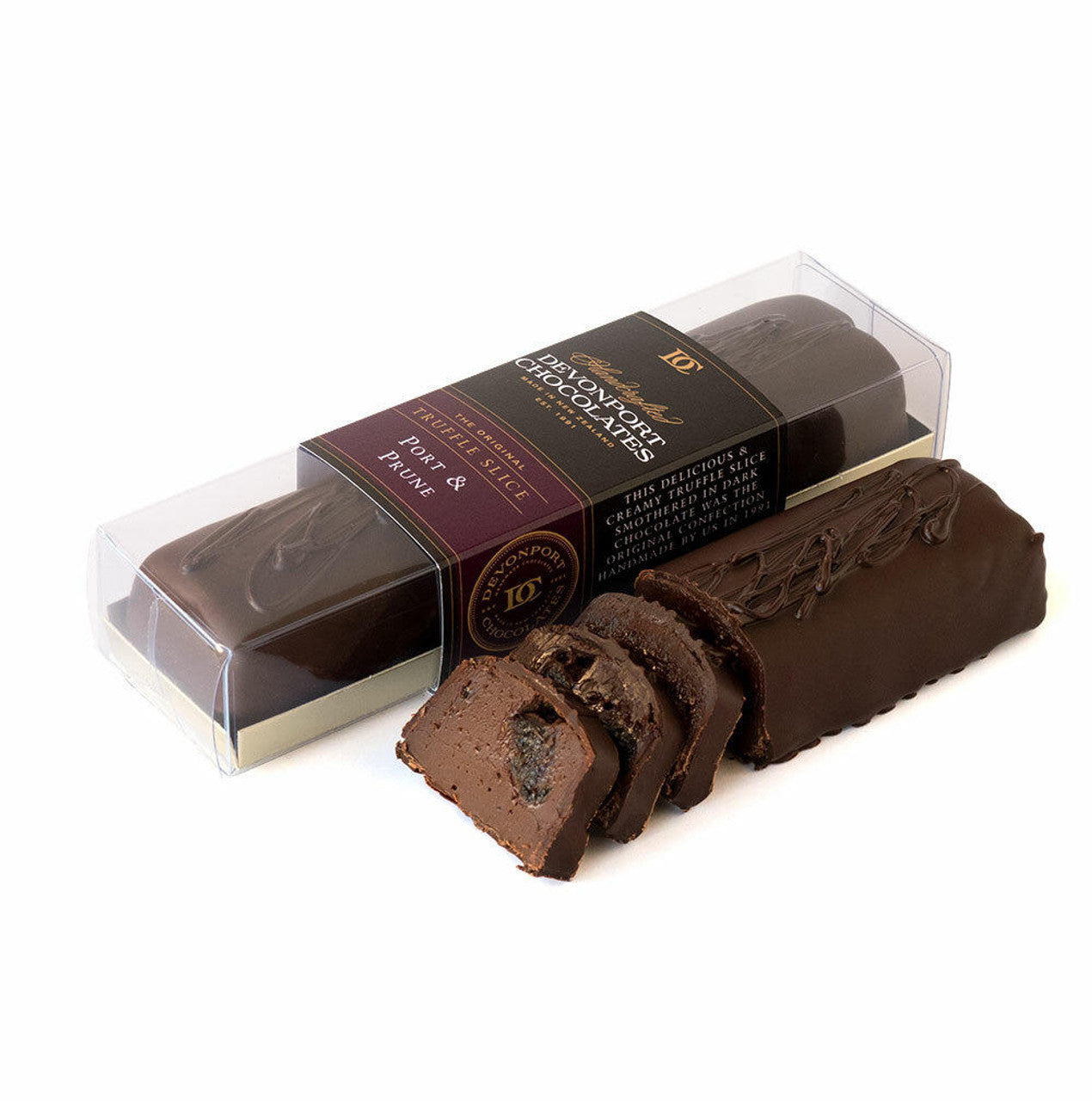 Truffle Slice, Port & Prune