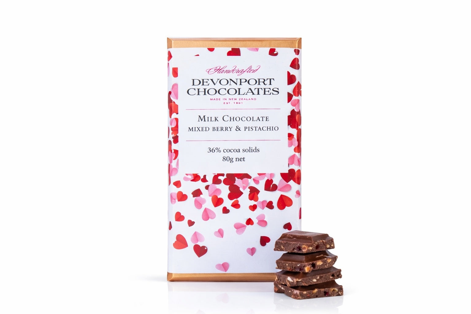 Valentine's, Chocolate Bar, Mixed Berry & Pistachio