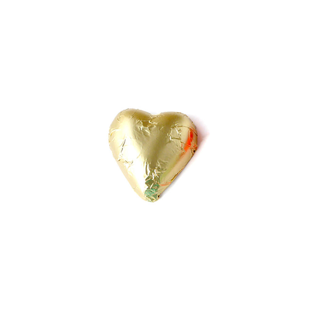 Dark Chocolate Hearts, Foiled, 115 pieces