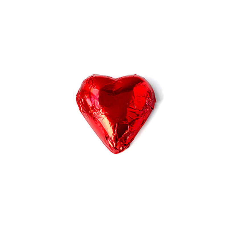 Dark Chocolate Hearts, Foiled, 115 pieces