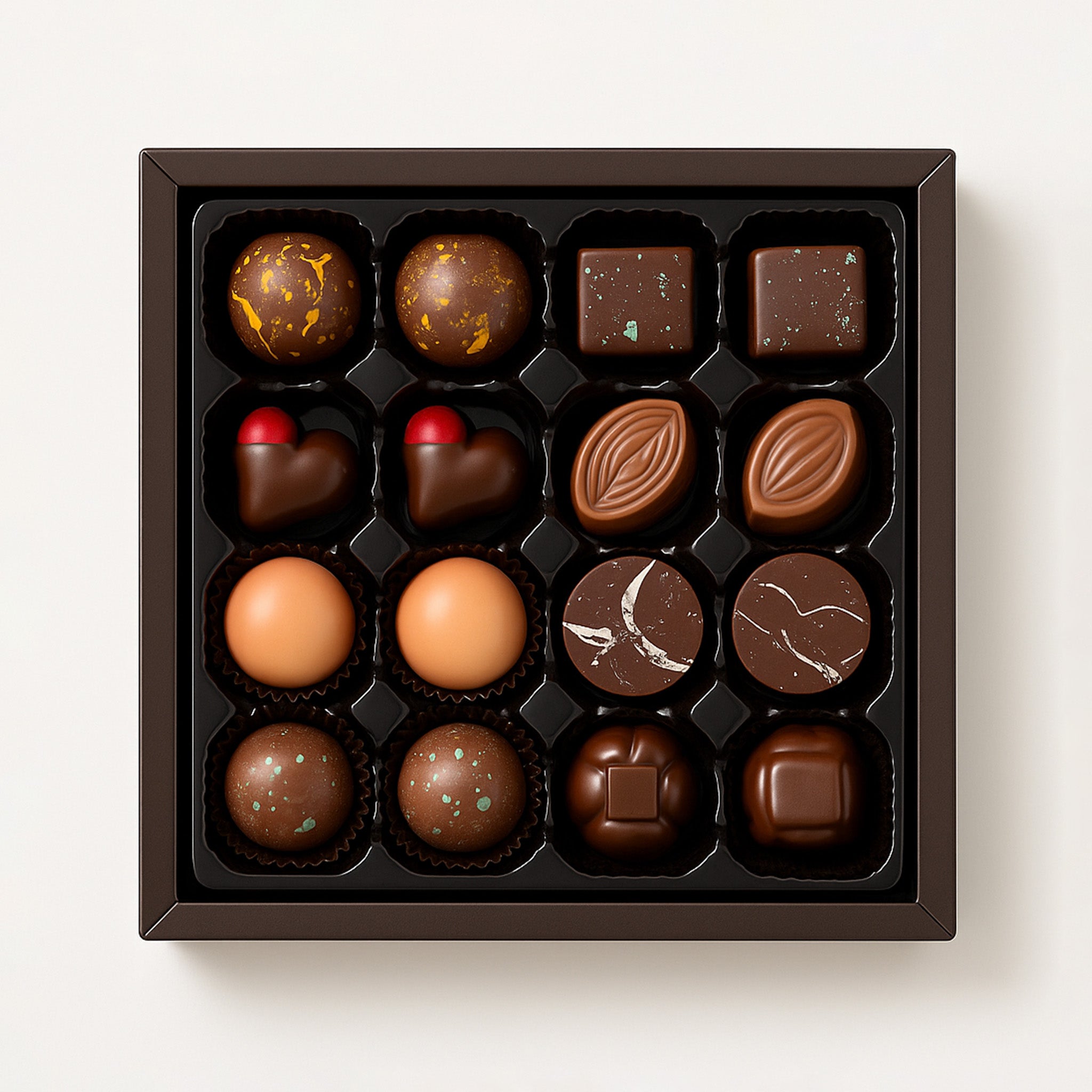 Branded Corporate Chocolate Assortment, 16 Pieces