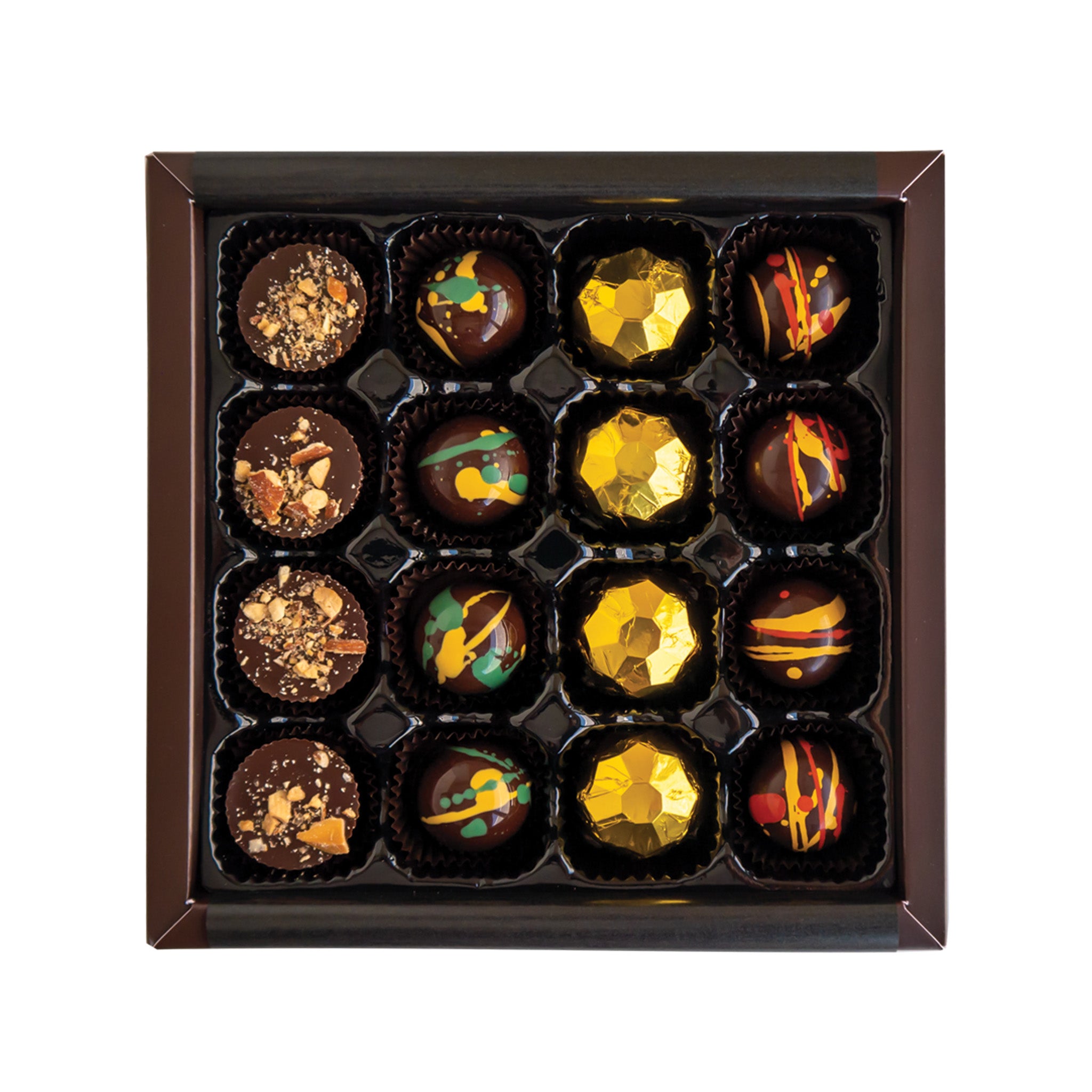 Assortment, After Dark, Vegan Friendly Selection, 16 Pieces