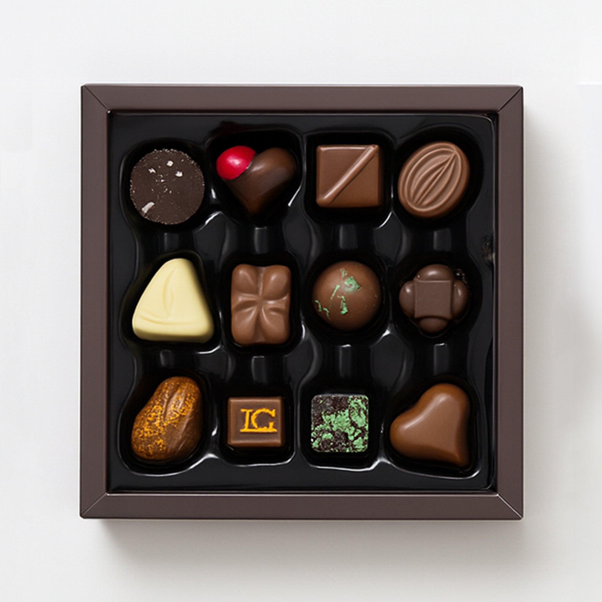 Branded Corporate Chocolate Assortment, 12 Pieces