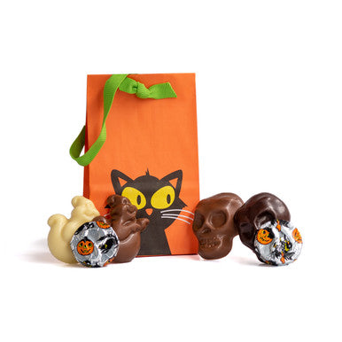 Halloween, Gift Bag Cat Orange