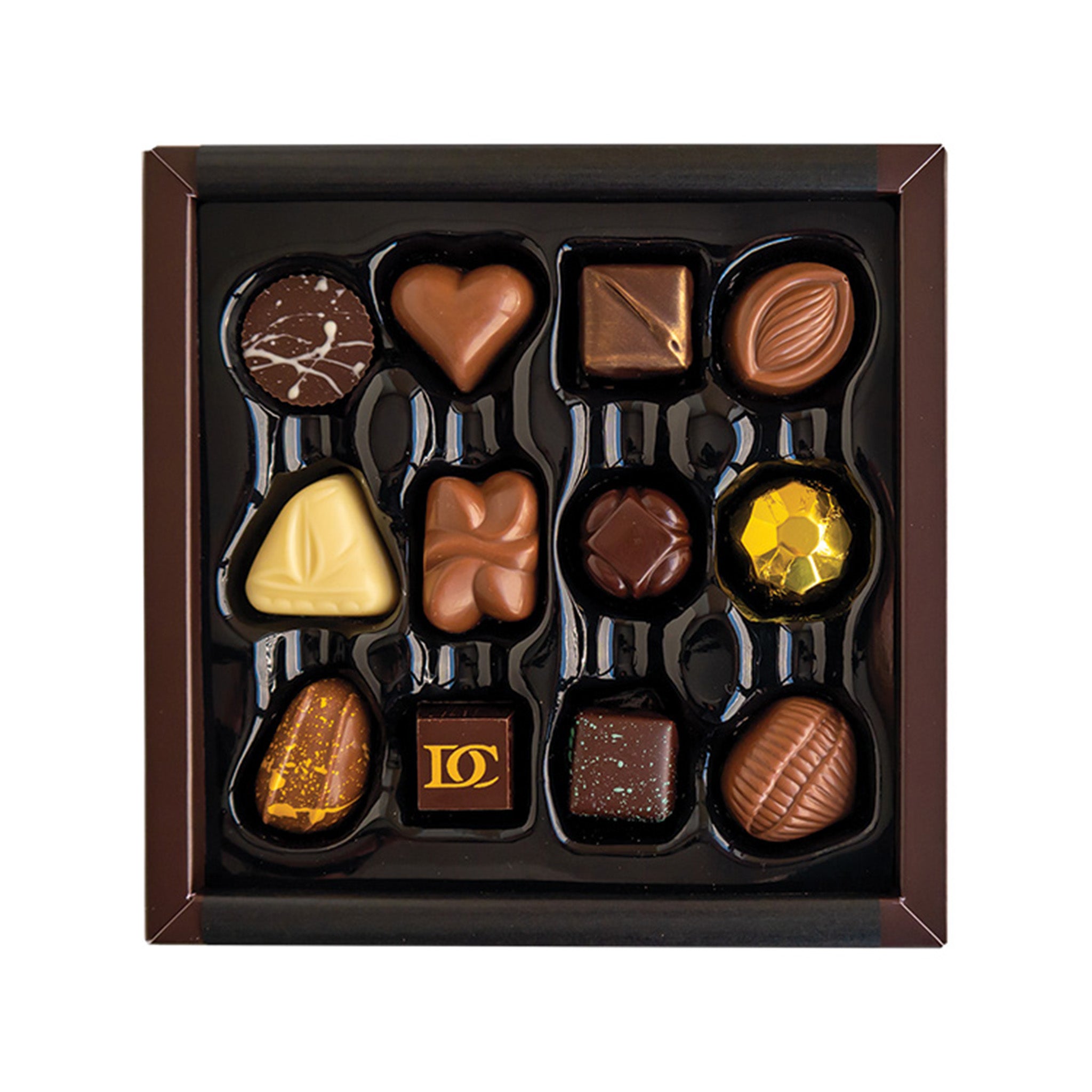 Assortment, Chocolate Selection, 12 Pieces