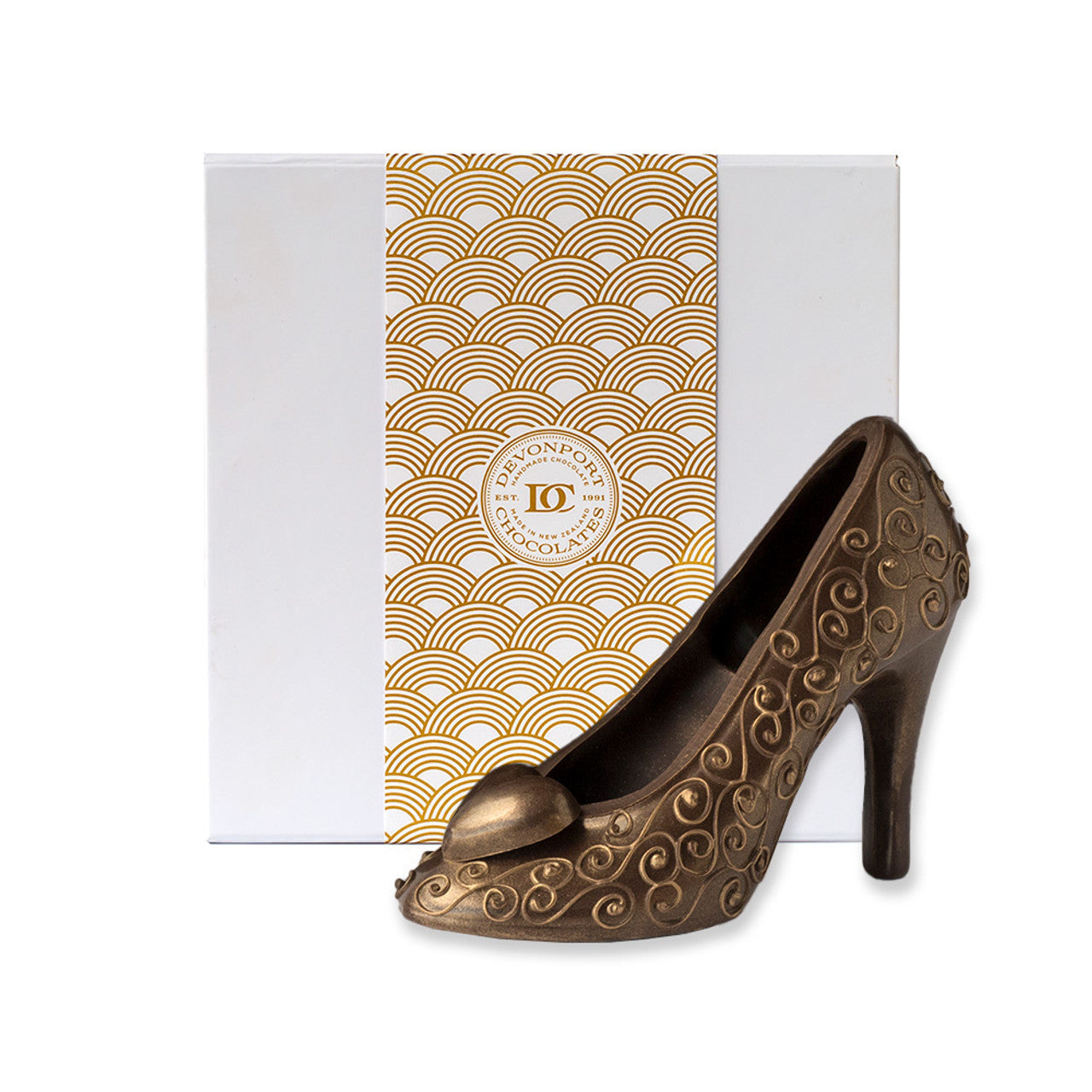 Chocolate Shoe, Dark Chocolate Shimmer