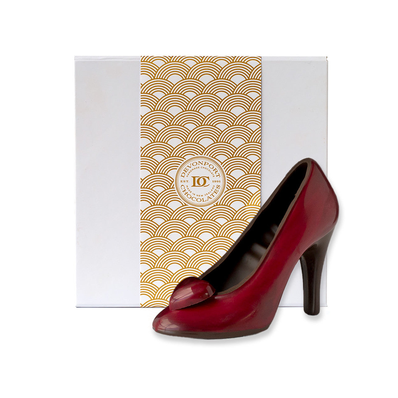 Chocolate Shoe, Red Dark Chocolate
