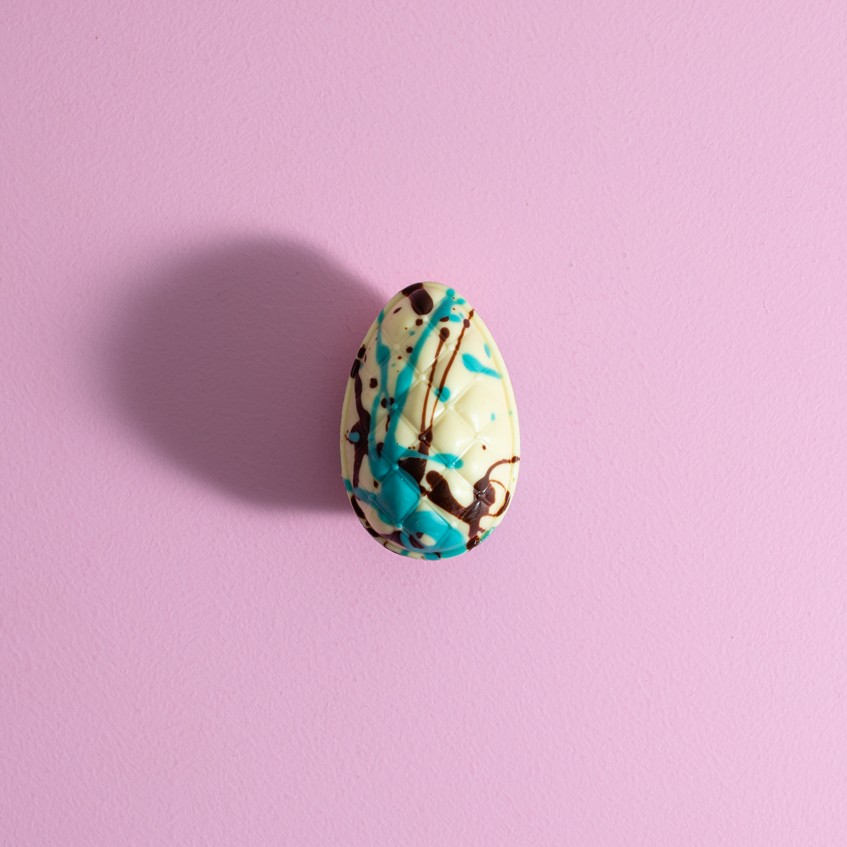 Easter Egg, Graffiti, White Chocolate, Petite