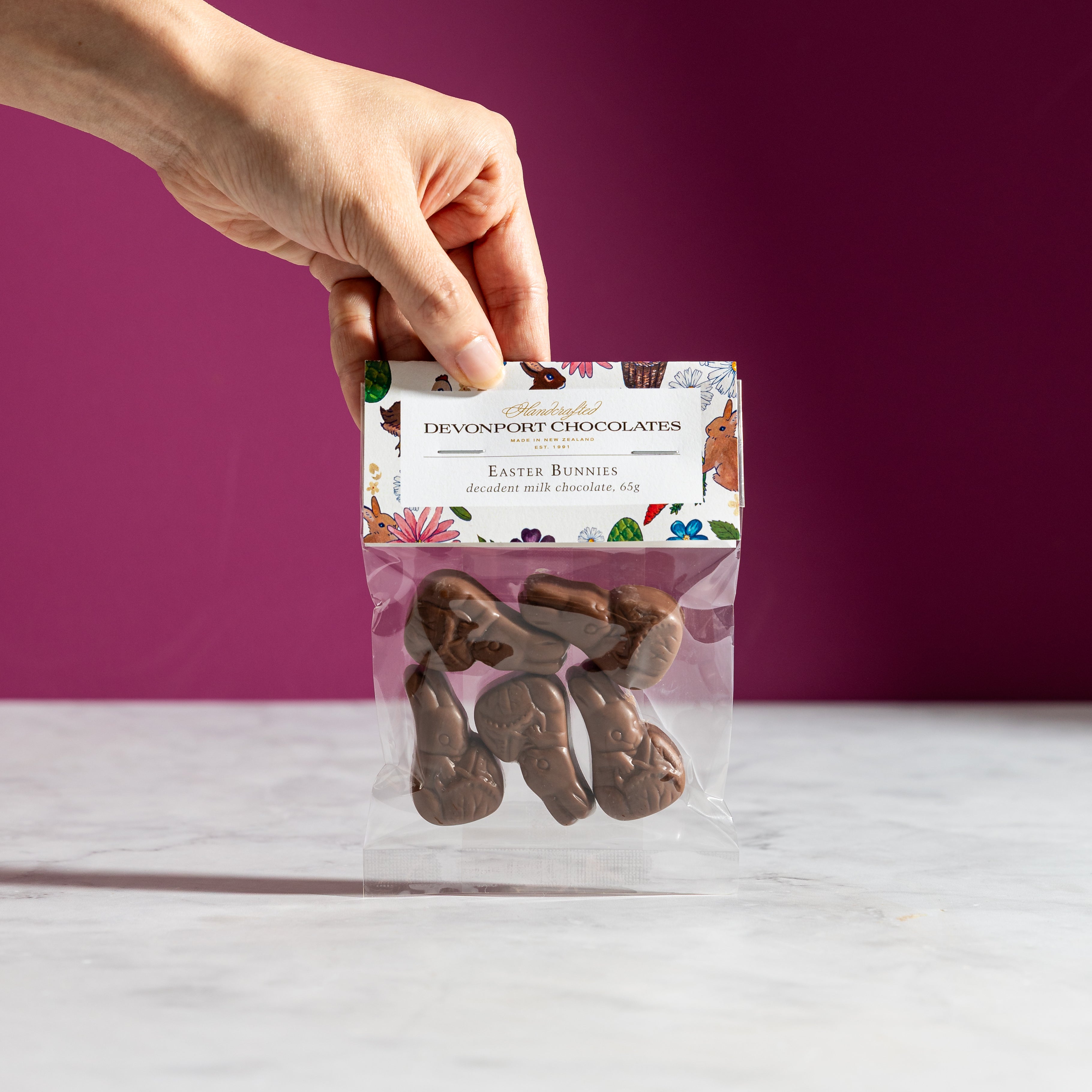 Easter, Bunnies, Milk Chocolate, Bag of 5