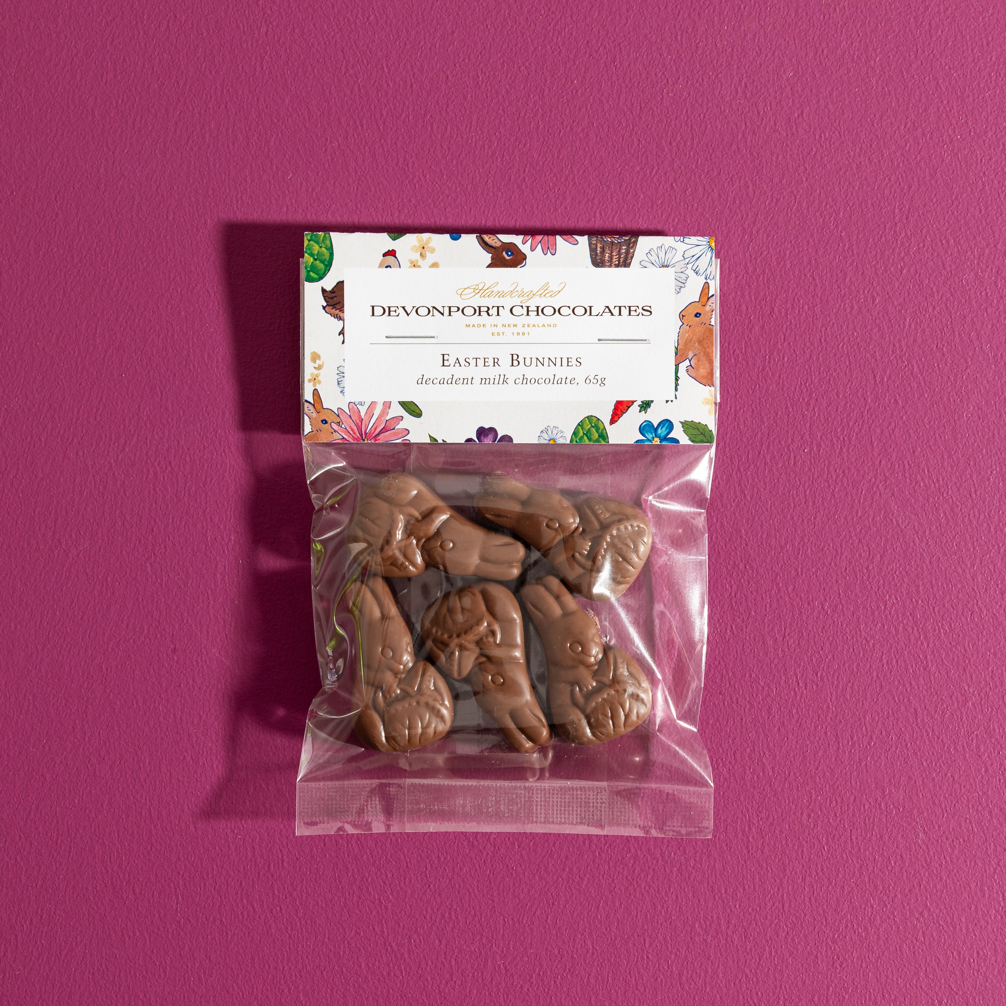 Easter, Bunnies, Milk Chocolate, Bag of 5