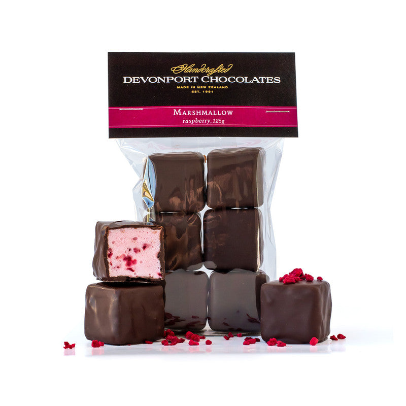 Dark Chocolate Covered Raspberry Marshmallow
