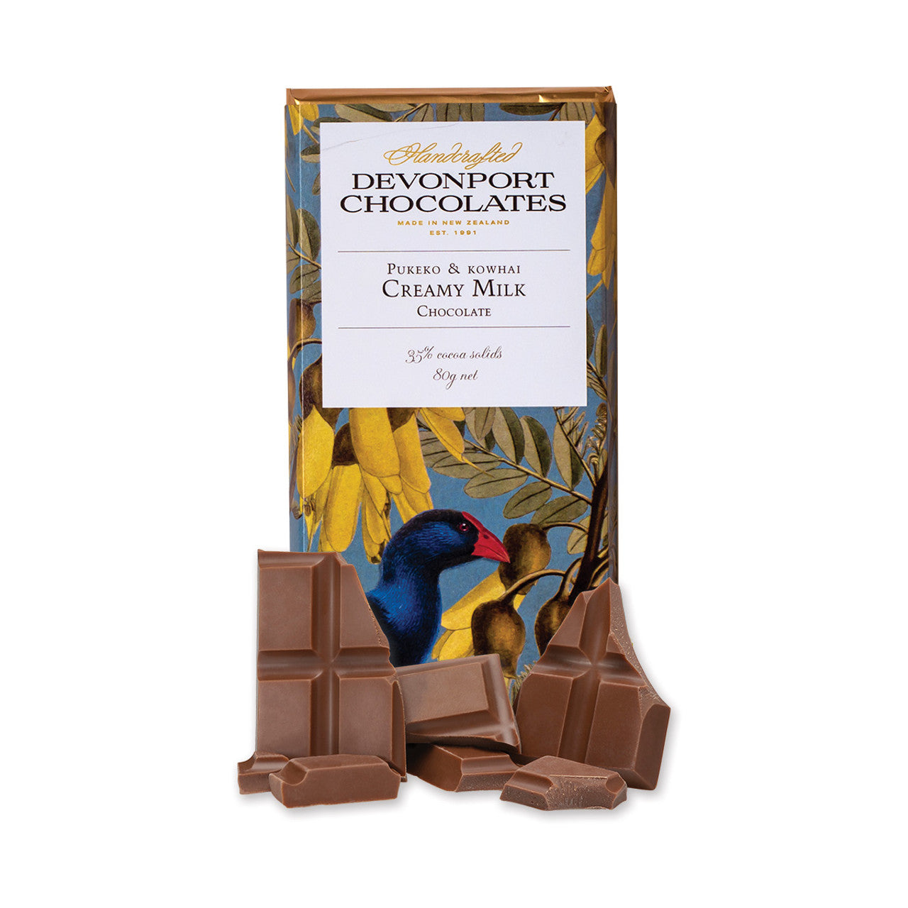 Vintage Chocolate Bar, Pukeko, Milk Chocolate
