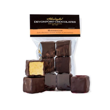 Dark Chocolate covered Mango & Passionfruit Marshmallow